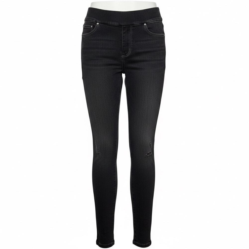 Liverpool Size 2/26 Black Stretchy Elastic Waist Pull On Skinny Pants
